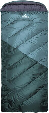 Спальний мішок TETON Sports Degree C Flannel Lined Left Zip 18 Grad C Flanell gefütterter linker Reißverschluss – блакитний (XXL, -25°C, ліва блискавка, Lagoon)