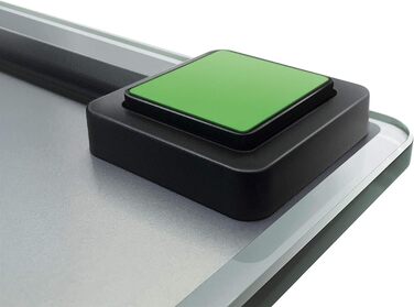 Цифрова вага Soehnle Style Sense Compact 300 для зважування людей, з великою платформою, зрозумілим LCD-дисплеєм, ультратонкий дизайн, безпечне скло, сіра