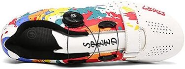 Чоловічі велотуфлі для MTB, шосе та тренувань. Сучасні, дихаючі, сумісні з SPD/SPD-SL (43 EU, білі)