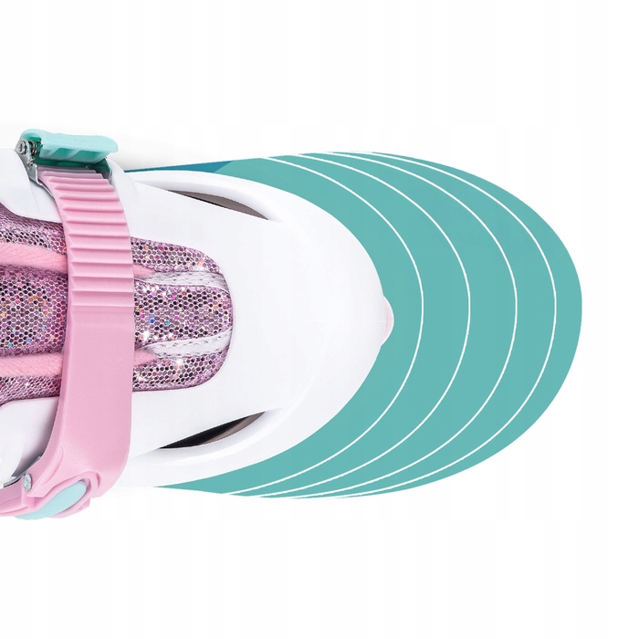 Набір дитячих роликів Cariboo Ballerina S (31–35) + рожевий захист