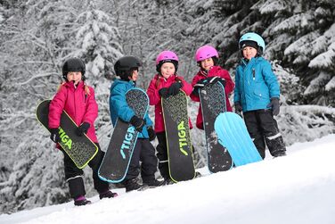 Снігокат Stiga Snow Skate для дітей від 5 років, зелений/чорний, для катання на снігу