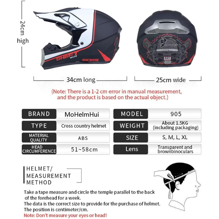 Дитячий мотокросовий шолом Fullface з рукавичками, маскою та окулярами для MTB, Downhill, ендуро, ATV, комплект мотошолома для хлопчиків та чоловіків