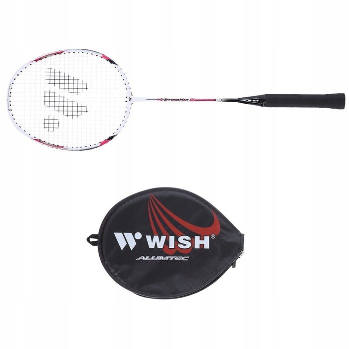 Набір для бадмінтону Wish: 2 ракетки, волани та чохол (2x 14-00-085 та NBL6203)