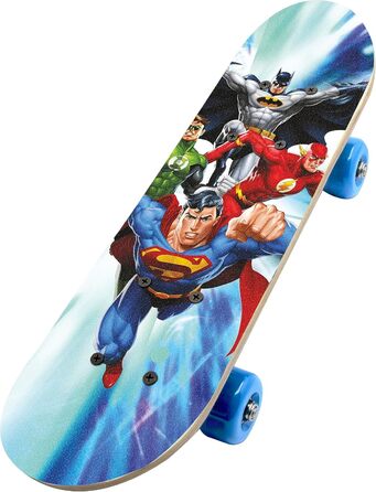 Міні скейтборд DC Comics дерев'яний 43x12x8 см для катання та колекціонування
