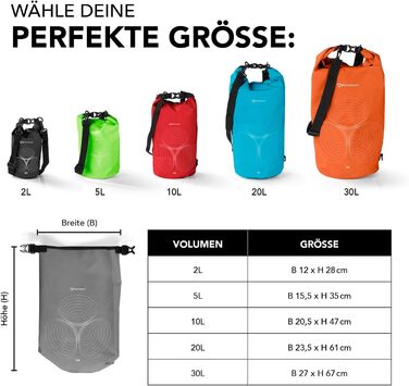 Водонепроникний рюкзак Dry Bag 30L Sonar, темно-синій | Сумка-мішок для активного відпочинку, риболовлі та кемпінгу