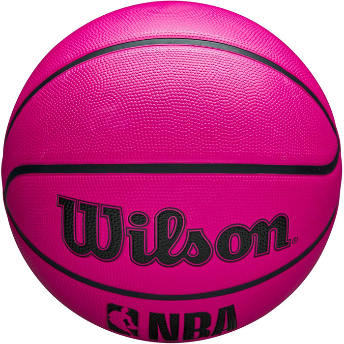 Баскетбольний м'яч Wilson NBA DRV для вулиці (Outdoor), рожевий, розмір 5 (27.5
