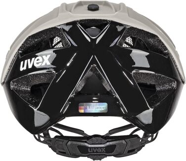 Велошолом Uvex Quatro CC для MTB, жіночий та чоловічий, індивідуальне регулювання розміру, покращена вентиляція, колір коричнево-чорний, 52-57 см
