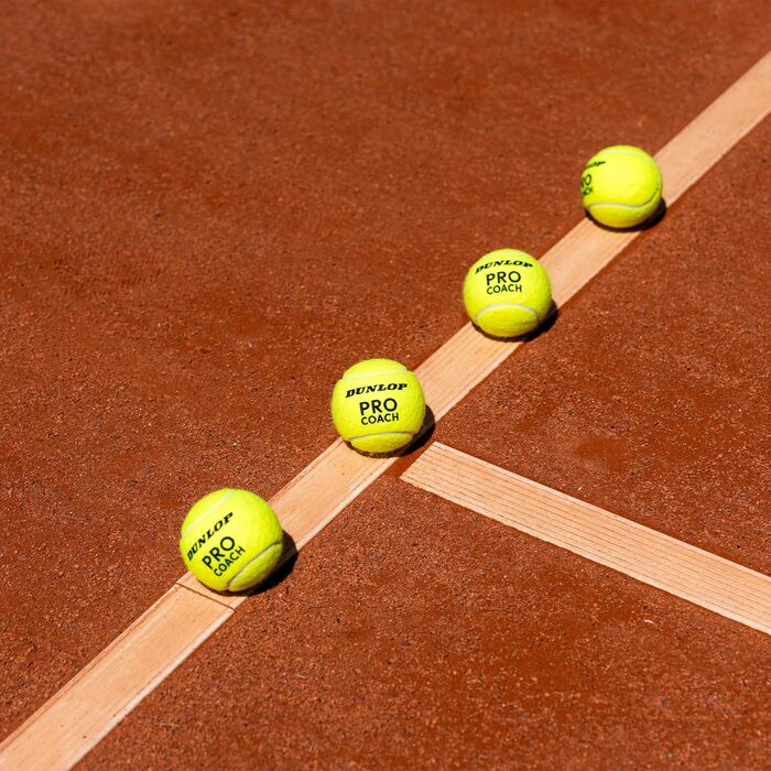 Тенісний м'яч Dunlop Pro Coach - для тренувань та коучингу (4 шт.)
