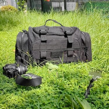 Спортивна сумка APRILBAY 43L чорна — дорожня, для тренажерного залу, туризму, полювання та риболовлі, високоякісна, зносостійка