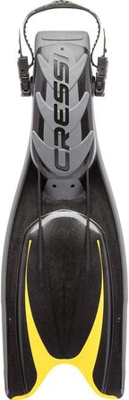 Ласти для дорослих Cressi Frog Plus M/L 42-45 чорні/жовті