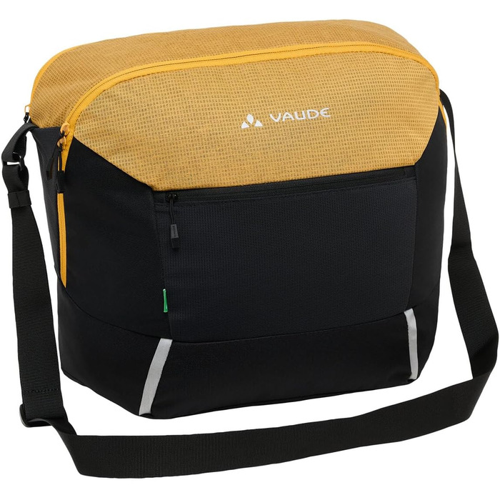 Сумка-месенджер VAUDE Cycle Messenger L для велосипеда, 20 л, з дощовиком, універсальний розмір, жовта