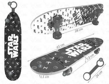 Скейтборд SEVEN Spiderman 9941