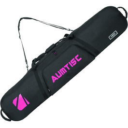 Сумка для сноуборду AUMTISC: містка, для зберігання та транспортування сноуборду та спорядження, рожева, 155 см