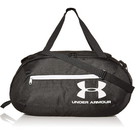 Спортивна сумка Under Armour UA Roland Duffle MD для чоловіків, універсальна та міцна, зручні відділення, чорна/біла, One Size