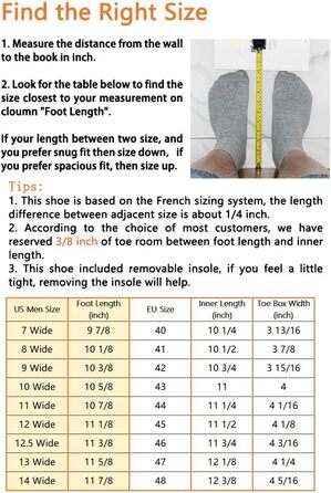 WHITIN Унісекс Шкарпетки-туфлі з широким носком | Мінімалістичні шкарпетки-туфлі з підошвою Zero-Drop (38 EU, Сірий гумовий)