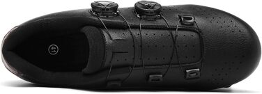 Велотуфлі для шосейного велосипеда для чоловіків, сумісні з педалями Look SPD SPD-SL Delta Lock, білі (41 EU, чорний)