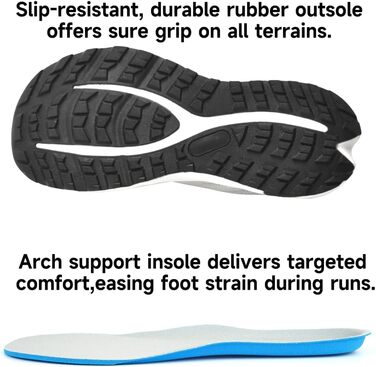 Кросівки для бігу широкі чоловічі/жіночі, зручні, дихаючі, спортивні, розмір 37-47 (41 EU, сірий)