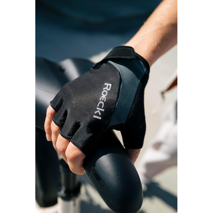 Велосипедні рукавички Roeckl Sports Basel 2 Performance, унісекс, чорний, розмір 6-12 8, 5 кольорів