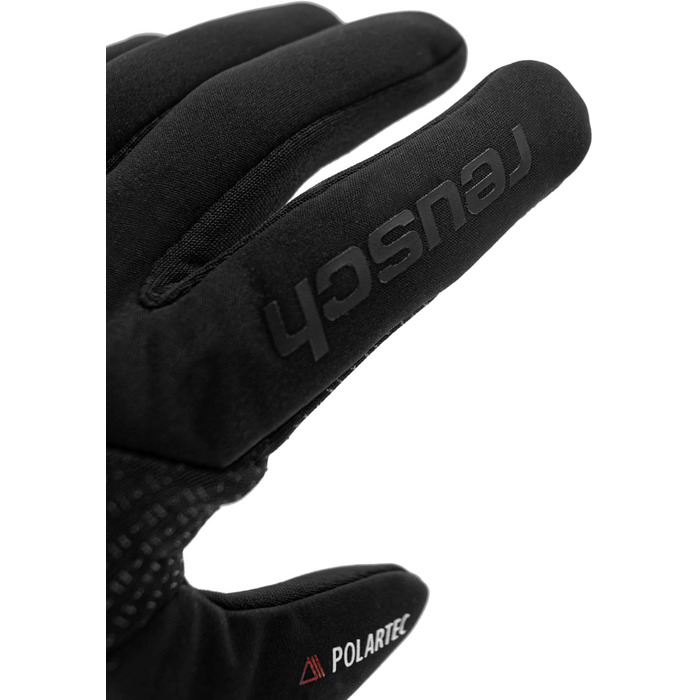 Унісекс мультиспортивні рукавички Reusch Garhwal Hybrid Touch-TEC для сенсорних екранів, чорні-рожеві, для жінок і чоловіків, для занять спортом та активного відпочинку