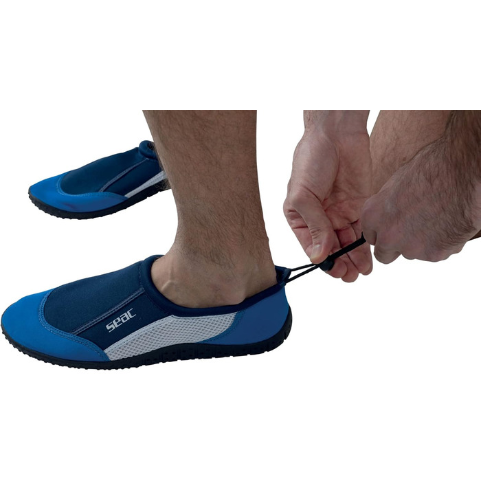 Шльопанці Seac Reef для дорослих та дітей, швидковисихаючі для басейну та пляжу, блакитні (36 EU)