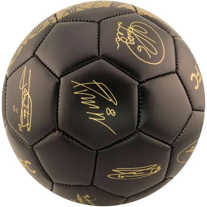Футбольний м'яч Chelsea FC Phantom, розмір 5, чорний