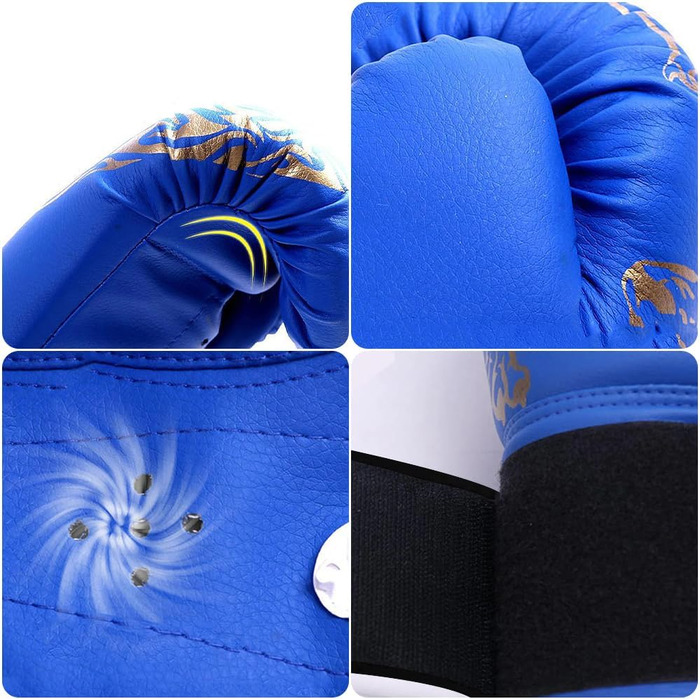 Дитячі боксерські рукавички для тренувань та спарингу, 6oz, блакитні