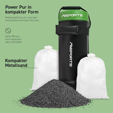 MSPORTS Power Bag Premium 5-30 кг: Фітнес-мішок для функціональних тренувань, вага 5-30 кг