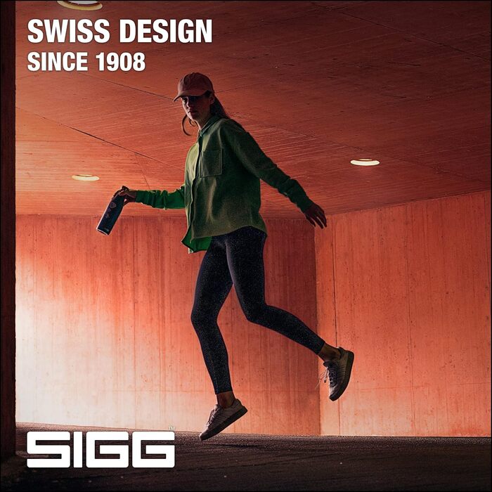 Термобутилка SIGG Meridian Sumatra Tiger 0.5 л, герметична, з подвійними стінками з нержавіючої сталі, бамбукова кришка, BPA та пластику не містить
