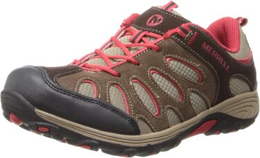 Черевики трекінгові дитячі Merrell CHAMELEON LOW LC (34 EU, Багатоколірні, Коричневий/Червоний)