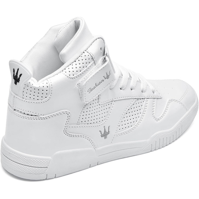 Чоловічі бігові кросівки хай-топ, трекінгові черевики, фітнес-кросівки, білі, 44 EU