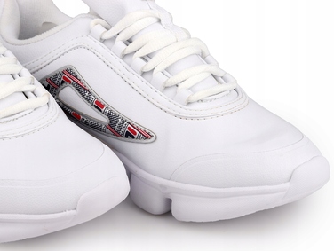 Спортивні кросівки Fila, білі, синтетичні, низькі, розмір 38,5