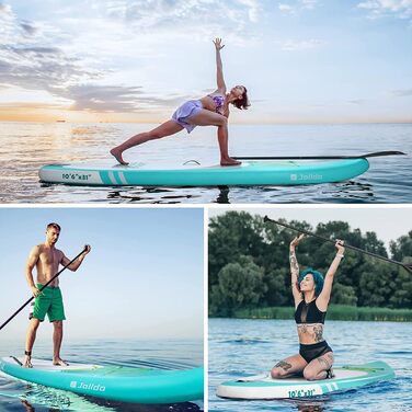 Надувна SUP-дошка Jolldo 320 см м'ятна для серфінгу