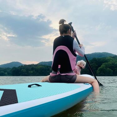 Надувна SUP-дошка 15,2 см з преміум аксесуарами, сумкою, веслом, двостороннім насосом, плавником і антиковзаючим покриттям для серфінгу та веслування