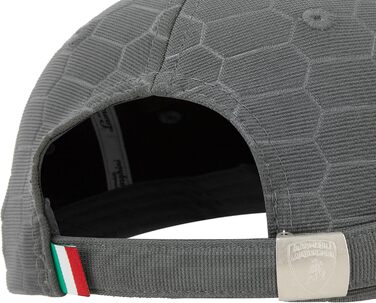 Кепка Lamborghini Automobili Squadra Corse сірого кольору, універсальний розмір