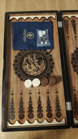 Набір для нард: Backgammon, Tryktrak, Nardy, ВЕЛИКИЙ комплект 60 см