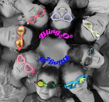 Дитячі плавальні окуляри Bling2o для хлопчиків, сірі, з доісторичним малюнком