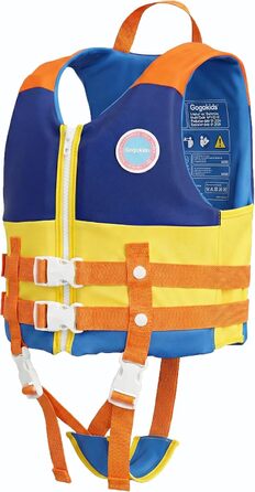 Дитяча жилетка для плавання Gogokids для хлопчиків, 1-9 років, рожева, блакитна, помаранчева