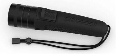 Ліхтар Cressi Hunt Torch 1600 Black - LED для дайвінгу, риболовлі та пошуку під водою, 1600 люмен, водонепроникний IPX8, 100 м
