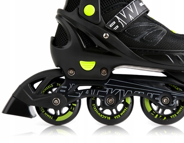Регульовані ролики Blackwheels Sonic, р. 36-39, чорно-зелені
