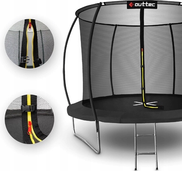 Батут із сіткою Outtec 366 см FT 12 (365-374 см)