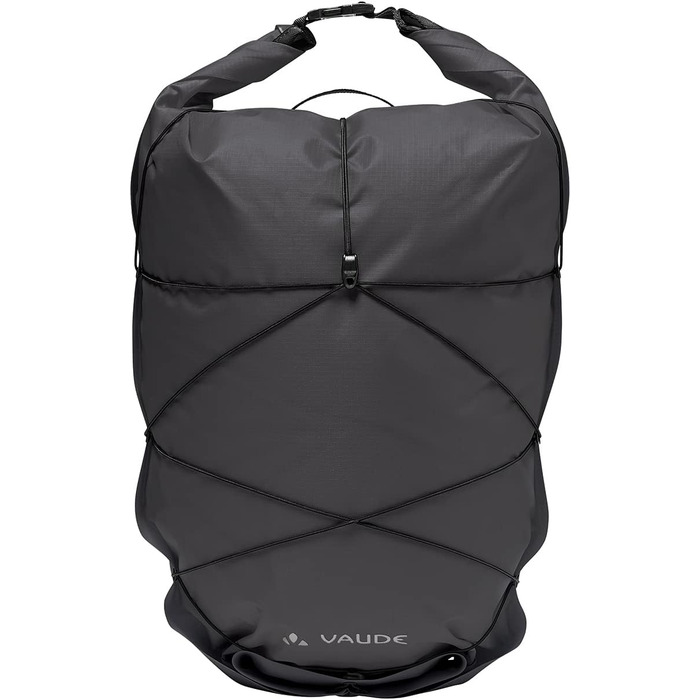 Велосипедна сумка VAUDE Aqua Back Light 38 л, водонепроникна, чорна, на багажник, універсальна, Німеччина