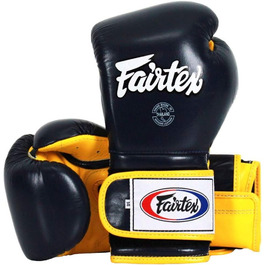 Боксерські рукавички Fairtex BGV9, чорні-жовті, 16 унцій