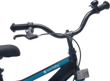 Дитячий велосипед Sun Baby Tiger Tracker 14/16 дюймів для хлопчиків з підтримуючими колесами і штовхальною ручкою, BMX, від 2 до 6 років