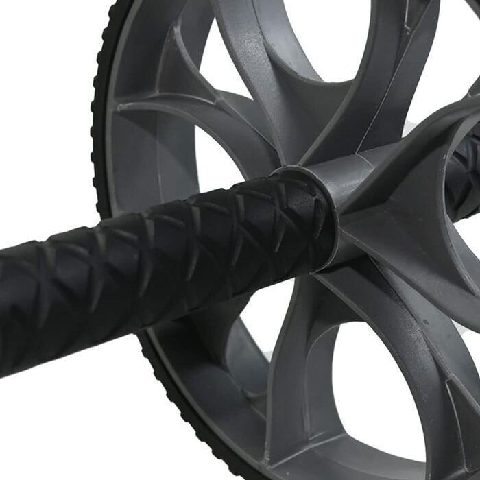 Ролер для пресу Ram® для фітнесу та тренувань, ABS-радіо, чорний