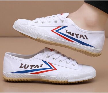 Чоловічі тапочки для бойових мистецтв Kung Fu, легкі, традиційні, з антиковзким покриттям, модель Qigong, білі (42 EU)