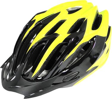 Велосипедний шолом Rymebikes Peak 56-58 см, жовтий флуоресцентний