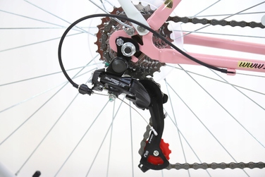 Стильний жіночий велосипед 28'' Shimano 7 швидкостей, рожевий, легкий та комфортний