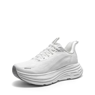 Жіночі спортивні кросівки ALLSWIFIT Slip-On: білі, комфортні, з амортизацією для фітнесу, тенісу та повсякденного носіння (р. 41.5)