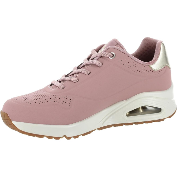 Кросівки жіночі Skechers UNO Shimmer Away Rose Gold (36.5 EU) - рожеві, Durabuck, Duraleather, сітка