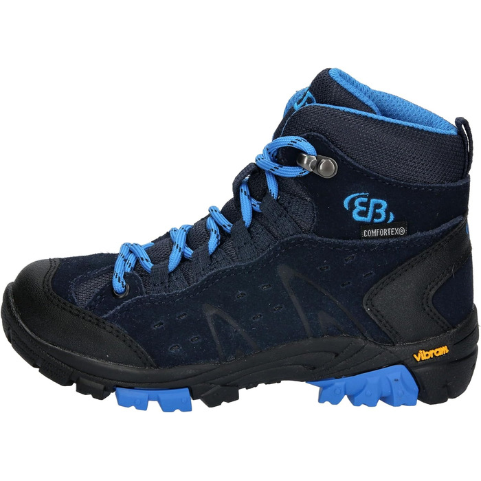 Черевики трекінгові та для прогулянок Brütting Kinder Mount Bona High (39 EU, Marine Blau)